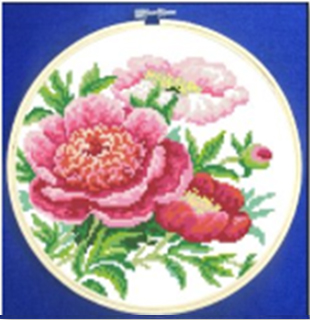 Set for creativity with rhinestones with embroidery frame 30cm