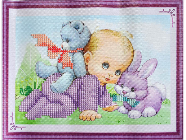 Set for creativity with rhinestones 5D Baby