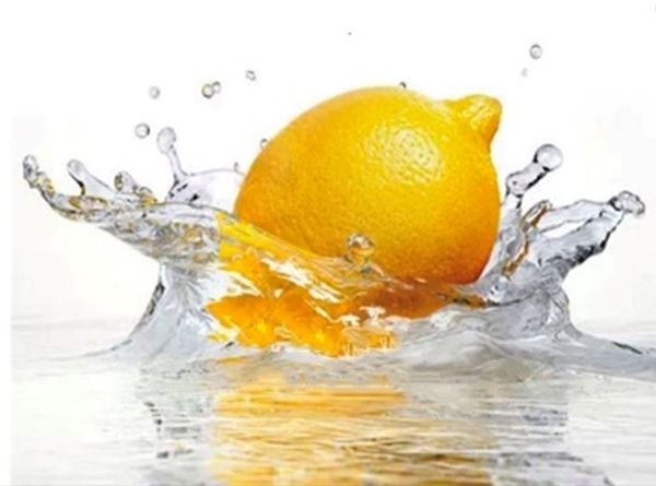 A set for creativity with rhinestones on a stretcher Lemon 30 * 40 cm