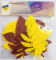 Decorative felt product Set of autumn leaves 3, 12 pcs per pack
