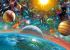 A journey through the universe 20*30 cm. Set for creativity with rhinestones on a stretcher