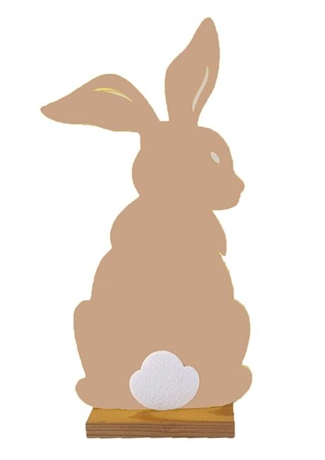 Декоративний виріб "Easter Bunny Deco - 2", 25 см, бежевий