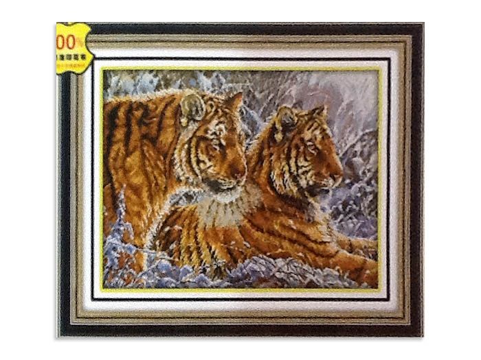 Набір для вишив. "Тигри" 68*49 см (G1057, RY2333)