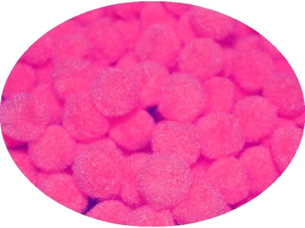 Pompon light Magenta 2.5 cm, 500 pieces in pack.
