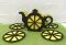 Set of felt Tea with lemon (1 kettle, 4 coasters)