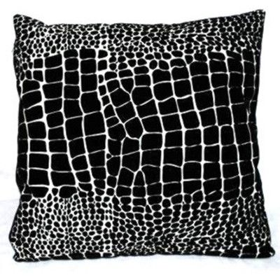 Decorative pillow Black and white fantasy