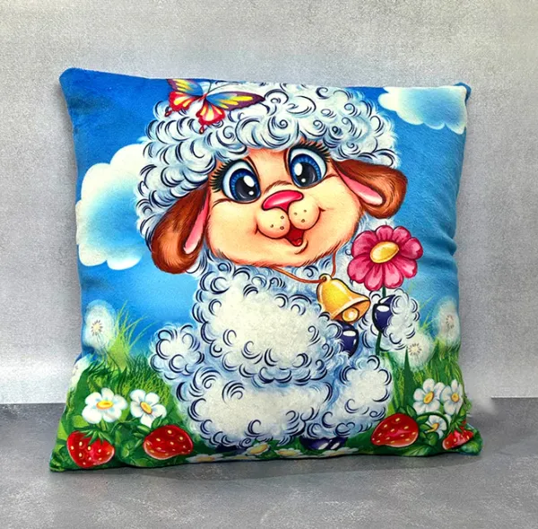 Подушка декоративна "Весела овечка",  36*36 см