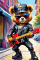 Rocker, 20*30cm. Craft kit with rhinestones on a stretcher