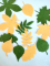 Decorative felt product Set of autumn leaves 1, 12 pcs per pack
