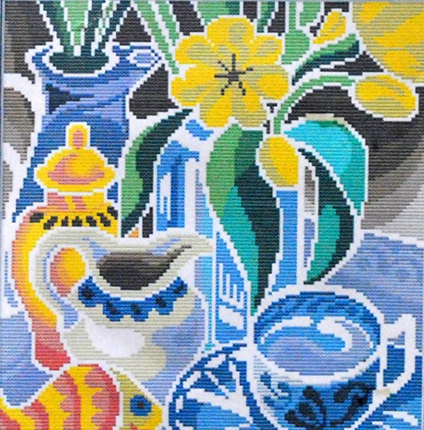 Embroidery kit Spring still life-1 37*39