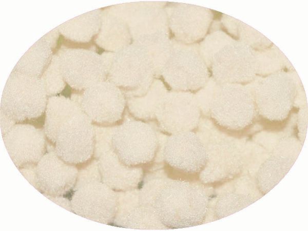 Milk pom-pon 3.5 cm, 250 pcs. in the package.
