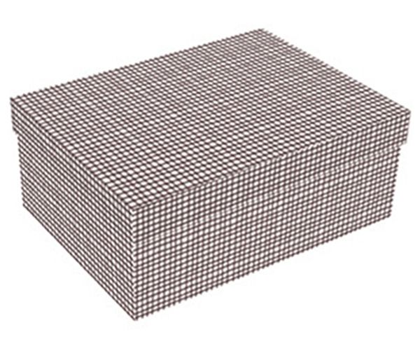 A set of gift boxes Cage brown. 10 pieces.