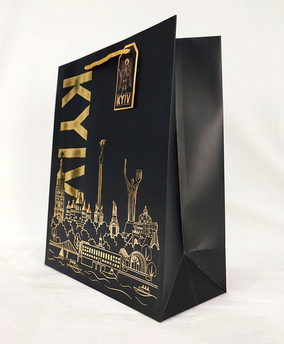 Paper bag KYIV 26*32*12 cm, 12 pcs per pack