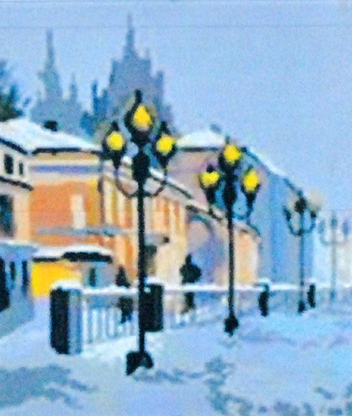 Набір для творчості зі стразами "Зимовий бульвар" 36*41 см (F3512)