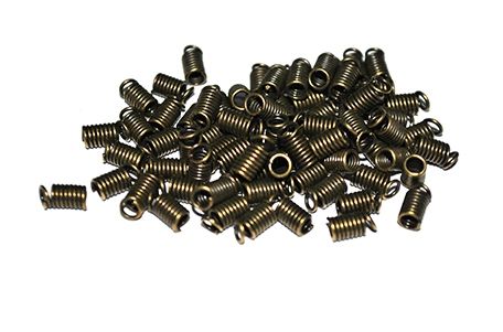 Accessories metal Clip for lace Slinky, bronze 3*8mm