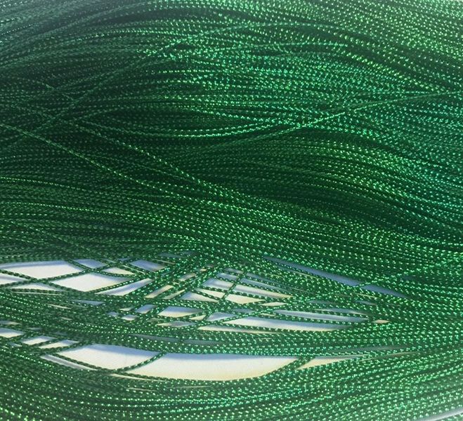 Cord green 1 mm, 100 m in roll.