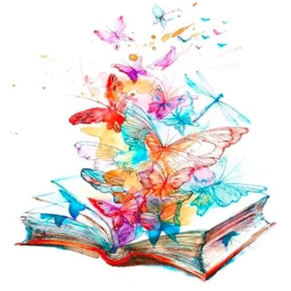 Набір для творчості зі стразами на підрамнику "Чарівна книга" 30*30 см (У)