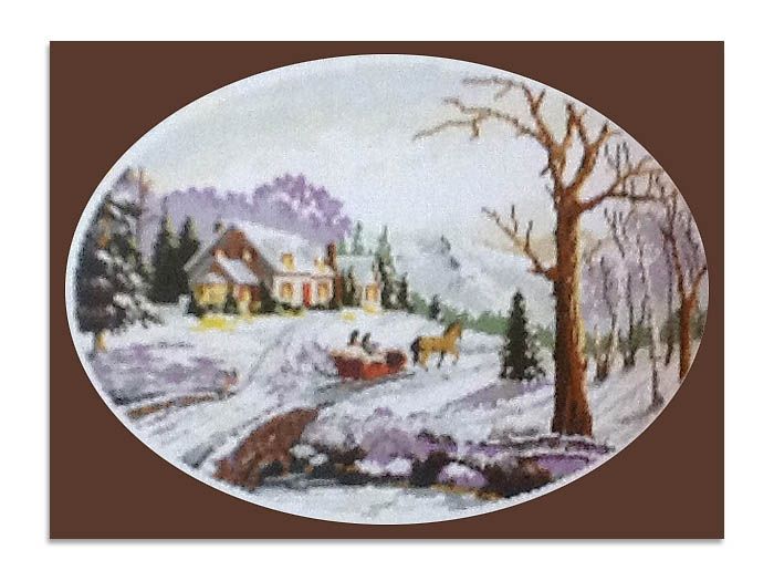 Набір для вишив. "Чарівна зима"  55*40 см (G0679)