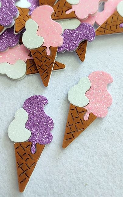 Decorative product Ice cream, 5 cm, 30 pieces in a pack