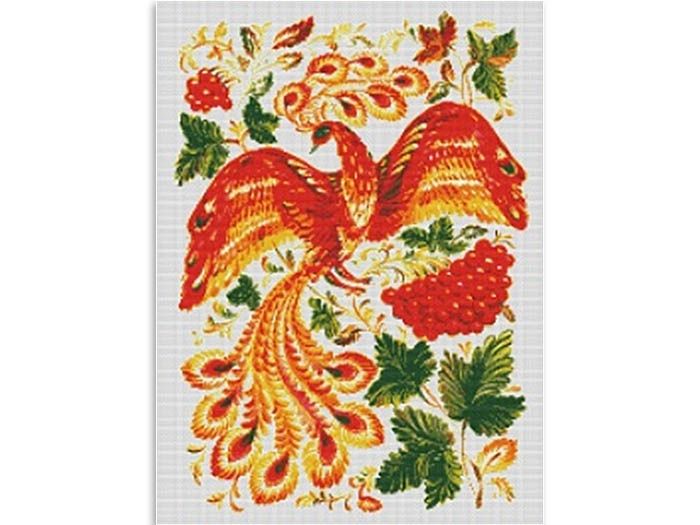 Kit embroidery cross the Firebird