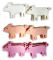Decorative product made of felt Mate, 7 cm, mix colors, 60 pcs. in the pack.