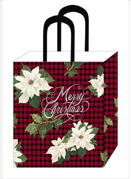 Spunbond bag with lamination 32 * 34 * 17 Merry Chrismas