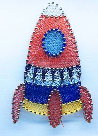 Набір для творчості стрінг-арт "Ракета" 20*15 см (DH5022)