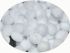 Pompom white 1.5 cm, 1000 pcs. in the package.