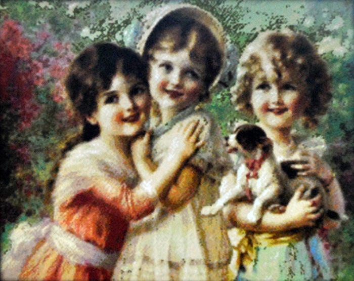 Set for embroidery Girlfriends 74*61