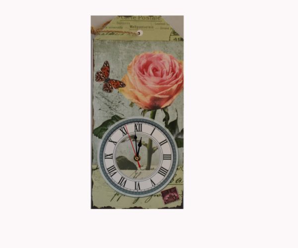 Годинник 18*38 см "Декор. Троянда"