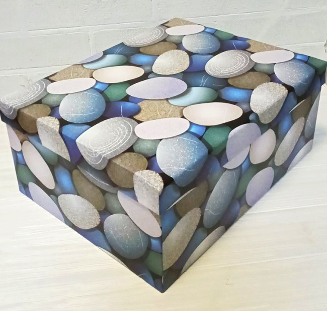 Colored stones, 10 pcs. in pack Set of gift boxes