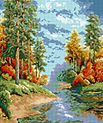 Набір для творчості зі стразами "Лісова річка" 41*46 см (F4511)