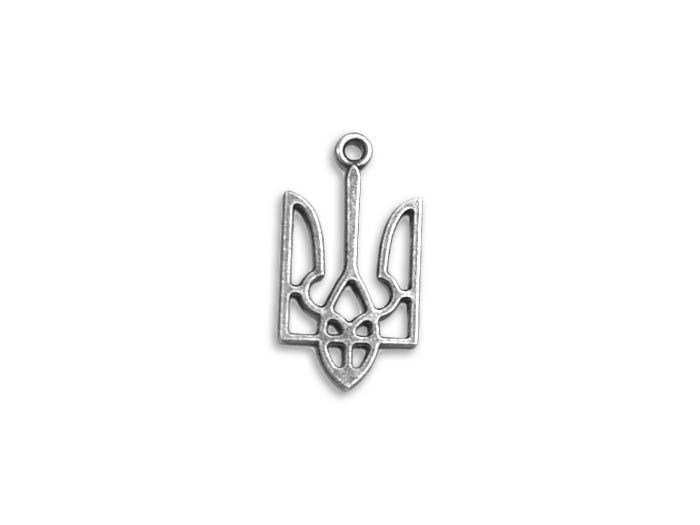 Фурнітура металева "Срібний тризуб" 23мм  50шт в пак