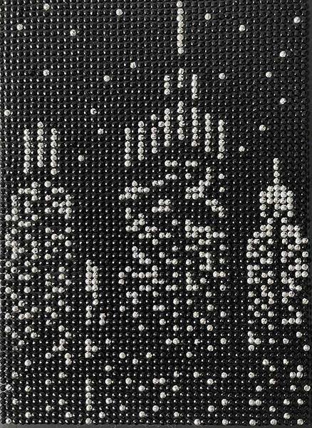 Set for creativity with rhinestones (sticker) City lights 19 * 14 cm