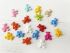 Button plastic Bear cub, mix, mix, 50 gr. (92 pcs.) Per pack