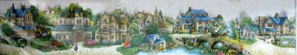 Set for embroidery Town 222*45
