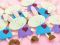 Decorative felt product Happy rabbit, 11 cm, 20 pcs in a pack