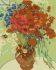 Poppies and daisies. Art. Vincent van Gogh 20*30cm. Set for creativity with rhinestones on the frame