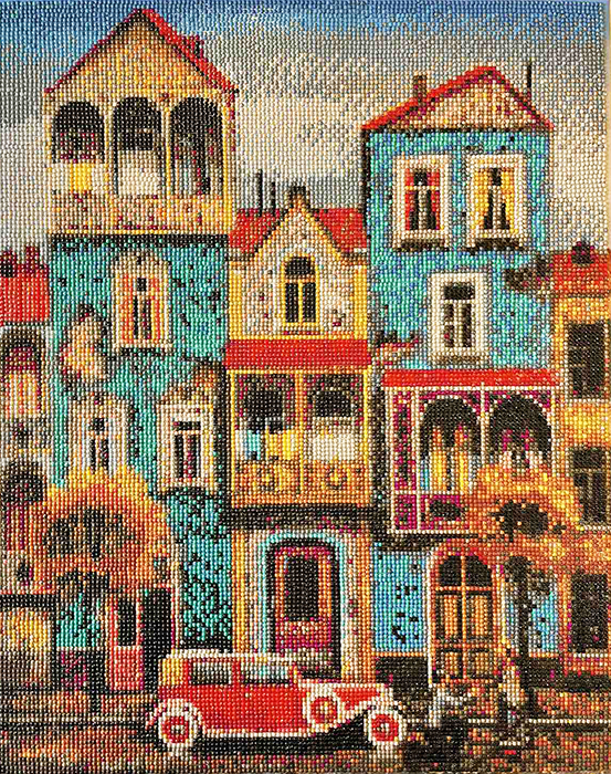 Declaration of love Hood. David Martiashvili 40 * 50 cm. Set for creativity with rhinestones on a stretcher.