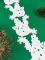 Decorative product of felt garland Snowmen, 90 cm.