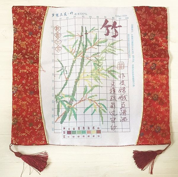 Set for embroidery 5D Pillow the Little bird of 50 * 50 cm