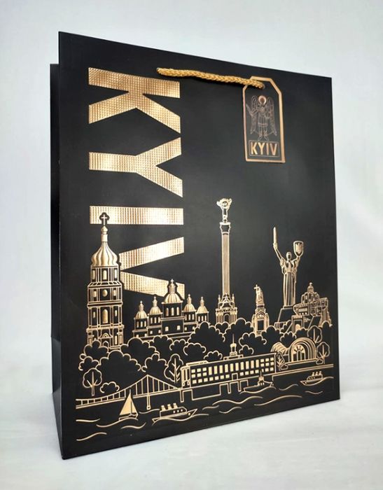 Paper bag KYIV 26*32*12 cm, 12 pcs per pack