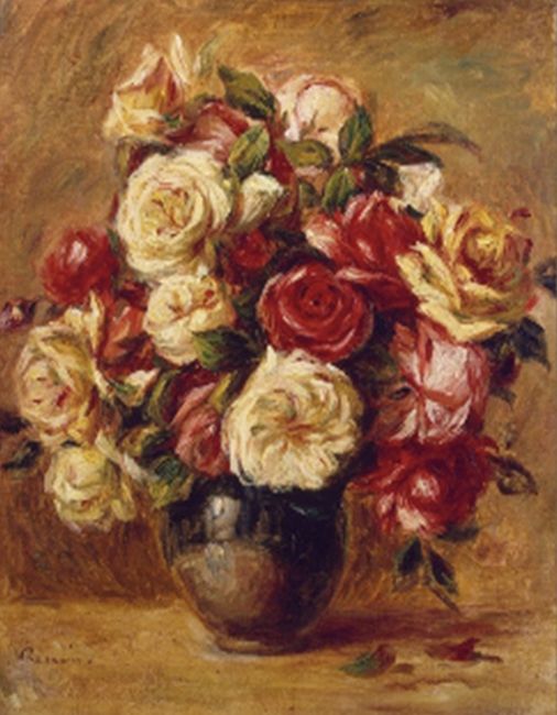 Набір  підрамнику "Букет троянд". Худ. Pierre -Auguste Renoir" 40*50 см(У)