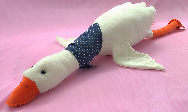 Goose Martin white, 100 cm, Toy