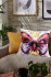 A set for creativity with rhinestones pillowcase Lilac moth 40 * 40 cm