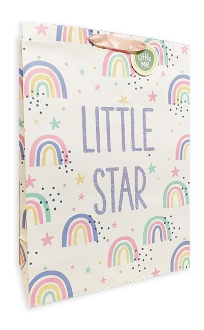 Пакет 32*45*13см паперовий "Little star"  12шт  в пак