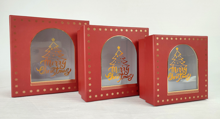 Set of gift boxes, 3 pcs. per pack.