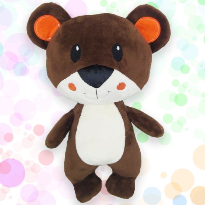 Teddy bear Malecha 25 cm. The toy is soft-stuffed.