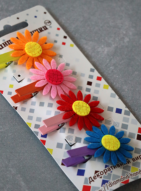Set of decorations Kvitochka, (4 pcs in a pack)
