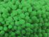 Pompon with Dacron green 5 cm, 100 pcs. in the pack.
